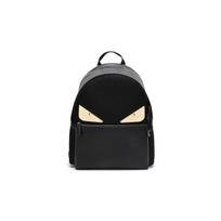 Fendi Metalinis Monstro Akys Didelės Talpos Nailono Ir Odos Kuprinė Vyriška Kuprinė Juoda 7VZ042-A2FT-F0KUR Basic Set (Bag+Dust Bag)