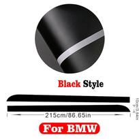 Automobilio kėbulo juostelės Šoninės juostelės Vinilinė lipdukas BMW 1 2 serijai E81 E82 E87 E88 F20 F21 F52 F40 F22 F23 F45 F46 F44 G42 Priedai juoda