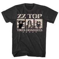 ZZ Top Tres Hombres Vyriški's Marškinėliai Barzdos Roko Grupės Koncertinis Gyvas Koncertas Marškinėliai Albumas - Vyriški Vasariniai Medvilniniai Grafiniai Marškinėliai S įvairiaspalvis