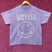 Nirvana Dead Smiley Face Purple T-Shirt XL XXXXL