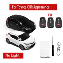 Icar For Chr Models Key Case For Toyota Camry Chr Corolla Rav4 Avalon Land Cruiser Prado Prius Remote Car Key Cover Accessories Black