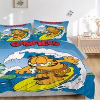 3 vnt. Banglenčių-Garfield patalynės komplektas: Puikiai tinka miegamajam ar svečių kambariui. Minkštas ir patogus, be šerdies yy251009208 135x200cm