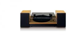 Gramofon Lenco Ls 300 W Drewnianej Obudowie + Głośniki / Bluetooth / Wyjście 2X Rca / Wejście Aux