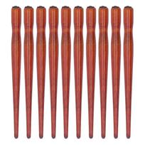 10 Pcs Nib Pen Holder Comfortable Grip Smoother Wooden Comic Pen Nib Holder for Art Painting English Calligraphy