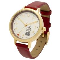 Lauko darbai Analoginis Moomin Odinis Medinis Medinis Odinis Laikrodis Mažas Raudonas Moteriškas Laikrodis, Dizainas, Dirželis, Raštas, Y, Mano, MOM017-2