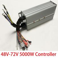 36V 48V 52V 60V 72V 2000W 3000W 5000W 80A elektrinio dviračio valdiklis bešepetėlio variklio triračio valdiklis E-paspirtukui, motociklui 5000W sliver