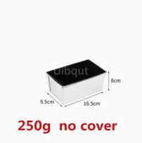 white Black Non-Stick Bread Loaf Meatloaf Pan Box Lid Iron Toast Mold Kitchen Bakeware Bread Loaf Pate Toast Cakes Baking Tool