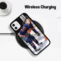 Ledo Ritulys C-Connor McDavid IPhone17 16 15 14 13 12 11 Plus Pro Max Plus Belaidžio Įkroviklio Telefono Dėklas iPhone14Pro