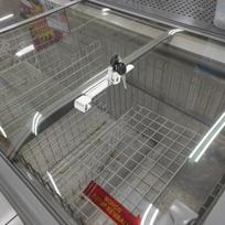 1 rinkinys Ledų šaldiklio stumdomos durys Užraktas su raktais Ratchet Saugos užraktas Šaldytuvo vitrinos stumdomoms durims Užraktai China Mainland