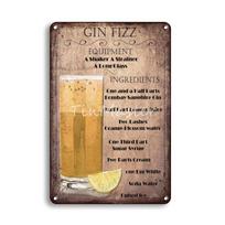 Corona Kokteilis RUM Metalo Ženklas Dovana Vintažinis Pub Virtuvė Namų Dekoras Shabby Chic Taisyklės Skardos Ženklas Valgyklos Dekoro Aksesuarai 20x30cm