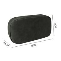 Car Leg Knee Thigh Main Driver Support Cushion Breathable Knee Cushion Thicken Knee Pad Suede Leg Supporter for Vehicle Supplies