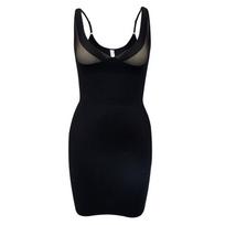 „Full Slips“ suknelė Besiūliai formuojanti apatinė suknelė Kūno formavimo priemonė „Tummy Control Shapewear“ lieknėjantis apatinis sijonas L juoda