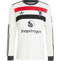 adidas Manchester United 24/25 ilgomis rankovėmis trečias marškinėlis Off White IY7810 XXXL
