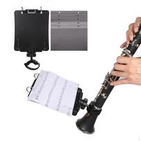 Muzikos natų stovas Instrumentų lapų laikiklis Ekranas Atrama Klarnetui Lirai Dėl