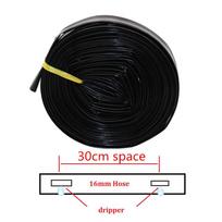 20/40/60/80m Lašelinio drėkinimo juosta Žemės ūkio įrankiai 16mm Žarna Laistymo sistema 10/15/20/30cm Atstumas Vandens taupymas Drėkinimas 20m