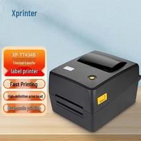 Xprinter XP-TT434B Thermal Transfer Barcode Printer CN plug (adapter included) gray
