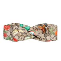 Gucci Gg gėlių spalvų rašto šilkinis galvos raištis moterims aksesuarai 4269753G0403265 Basic Packaging-Box Not Included
