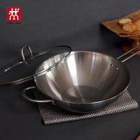 Zwilling 304 Stainless Steel Uncoated Wok