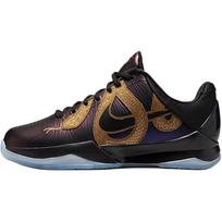 Nike Zoom Kobe 5 Aukštakulniai Vaikų Krepšinio Batai Violetiniai Juodi Auksiniai Paaugliams HM3753-500 36