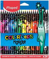 Maped Colorpeps Monster Trikampinės 24 Spalvų Kreidelės
