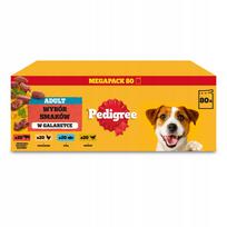 PEDIGREE Adult Selection of flavours in jelly – drėgnas ėdalas šunims – 80x100g