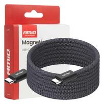 Magnetinis USB-C – USB-C kabelis 60W 200 cm AMIO-04841