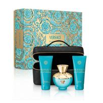 Versace Pour Femme Dylan Turquoise EDT 100 ml + SG 100 ml + BG 100 ml + Cosmetic bag moterims