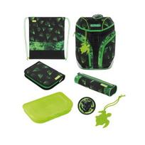Herlitz Herlitz primary school backpack SoftLight, school bag (black/ green, sc