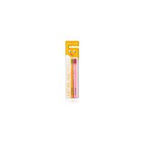 MEDIBLANC Kids Ultra Soft Orange/Pink - dviejų itin minkštų vaikiškų dantų šepetėlių rinkinys
