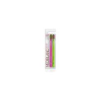 MEDIBLANC Ultra Soft Pink/Green - itin minkštų dantų šepetėlių rinkinys, 2 vnt.