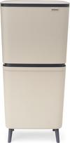 Brabantia Šiukšliadėžė SortUp Hi 20 + 25 l, smėlio spalvos