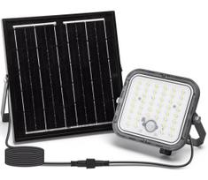 Aigostar - Reguliuojamas LED saulės prožektorius su jutikliu LED/80W/3,4V IP66 + nuotolinio valdymo pultas