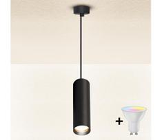 Brilagi - LED reguliuojama liustra ant laido SELE 1xGU10/4,8W/230V juoda