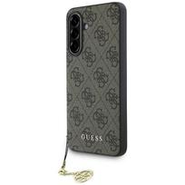 Guess 4G Charms kolekcijos dėklas Samsung Galaxy A56 - Rudas