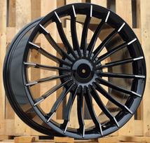 Ratlankis RACINGLINE BK273 R17x8 5x120 ET 15 CB 74.1 (Black Polished) (690 kg)