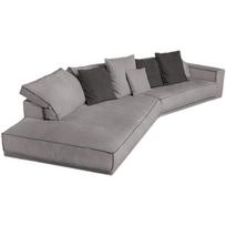 Didelė moderni sofa-lova mažoms erdvėms