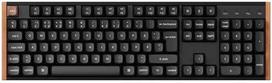 Klaviatūra Keychron K10 HE SE 100 % pelinäppäimistö, musta/puu