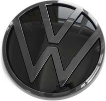 VAG Volkswagen emblemas logotipas bagažinės ženklelis R juodasis leidimas originalus 5H0898633A