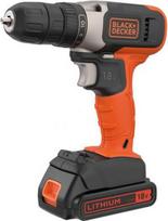 BLACK & DECKER | Cordless Drill Driver | BCD001C1-QW | 18 V | 1.5 Ah | Lithium BCD001C1-QW | 5035048695104