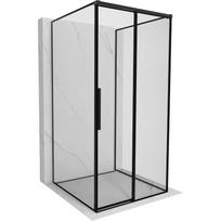 Mexen Rox-3S dušo kabina trijų sienelių, dešiniųjų durų, 95 x 95 cm, juodas rėmas, juoda - 8C2-095-095-70-70-3S-P