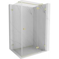 Mexen Lunar T dušas kabīne verama labajā pusē 70 x 120 cm, caurspīdīga, zelta matēta - 834T-070-120-55-00-P