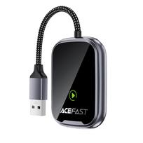 Belaidis CarPlay/Android Auto adapteris Acefast QC1 juodas