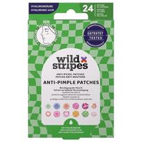 Wild Stripes Groovy Protect Anti-Pimple Patches - hidrokoloidiniai pleistrai nuo spuogų su hialurono rūgštimi, 24 vnt.
