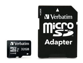 Verbatim SD MicroSD Card 32GB SDHC Pro Class 10 + Adapter retail