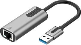 Vention USB 3.0-A to Gigabit Ethernet Adapter Gray 0.15M Aluminum Alloy Type