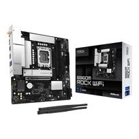 ASRock B860M Rock WiFi - Motherboard - micro ATX - LGA1851 Sockel - B860 Chipsatz - USB 3.2 Gen 1, USB-C 3.2 Gen 2x2 - 2.5 Gigabit LAN, Bluetooth, Wi-Fi 6E - Onboard-Grafik (CPU erforderlich)