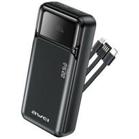 Powerbank Awei PA-93 20000mAh 22,5W PD 2xUSB-C + kabel czarny
