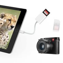 Biuro produktai, „iPhone SD“ ir „Micro SD“ kortelių skaitytuvas, dvigubas lizdas, „Plug and Play“.