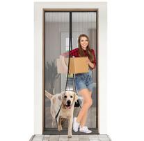 Esmayulo magnetinis durų tinklelis nuo vabzdžių 120 × 210 cm, juodas