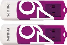 USB laikmena Philips 2x64gb Usb atmintukai, iš viso 128gb, 2 vnt.